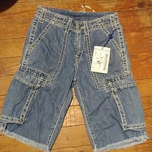 True Religion jean shorts